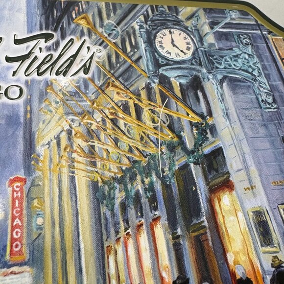 Marshall Field's Chicago Clock 2023 Frango Mint Chocolates TIN EMPTY John Baker - Picture 7 of 7